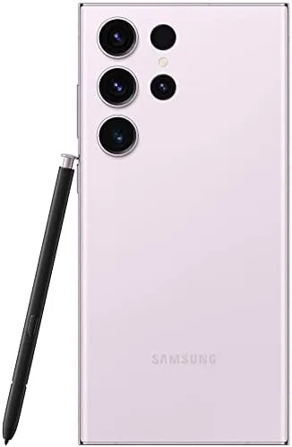 Detail shot of the Samsung Galaxy S23 Ultra 5G, US Version, 256GB, Lavender - AT&T (Renewed) features