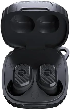 Close look at the Raycon Impact Earbuds Military-Grade Impact Resistant, IP67 Bluetooth Earbuds with build quality