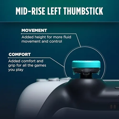 A battle royale game on screen with the player hands on the controller