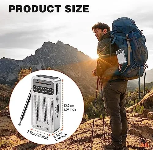 The Goodes Portable Radio AM FM, Transistor Radio with Best Reception compared in context