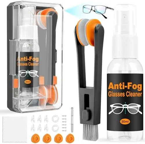 Glasses Cleaner Eyeglass Cleaning Kit with Anti Fog Spray, Microfiber Cloth | Streak-Free Cleaning Review: Tested and Rated