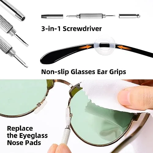 The Glasses Cleaner Eyeglass Cleaning Kit with Anti Fog Spray, Microfiber compared in context