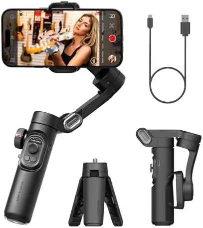 AOCHUAN Smart XE 3-Axis Phone Gimbal Stabilizer for iPhone | Foldable handheld smartphone gimbal Review: Tested and Rated