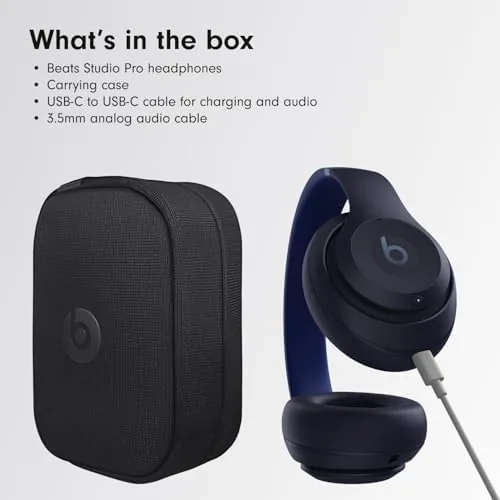 Testing the Beats Studio Pro Premium Wireless Over-Ear Headphones- Up to 40-Hour over two weeks