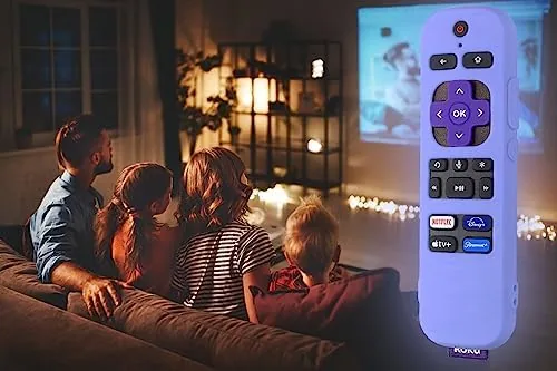 The Silicone Cover for Roku Voice TV Remote RCAL7R/Roku Express/Roku Streaming in real use