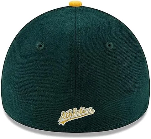 The 39THIRTY cap beside a flat brim fitted cap and an adjustable cap for comparison