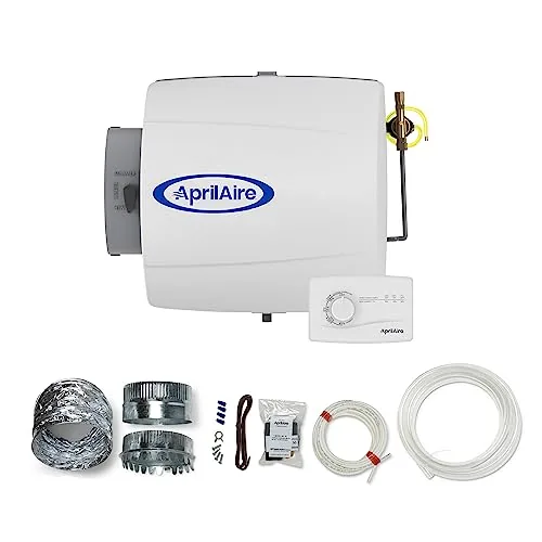 AprilAire 500M 12-gal. Whole-House Small Bypass Evaporative Humidifier with Manual Control for up to Review: Tested and Rated
