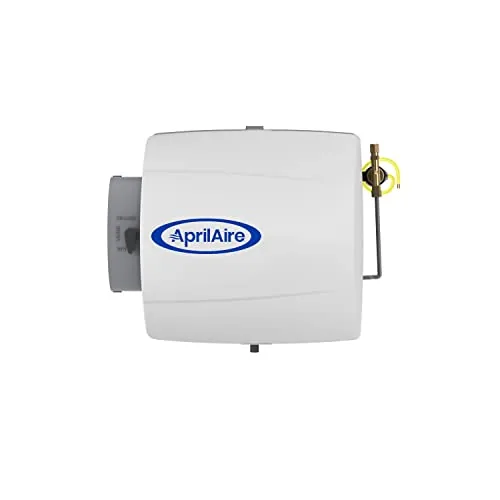 Close look at the AprilAire 500M 12-gal. Whole-House Small Bypass Evaporative Humidifier with Manual build quality
