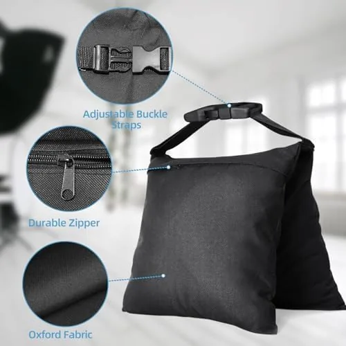 The 2 Packs Sandbags, Heavy Duty Sand Bags with 4 PE in real use