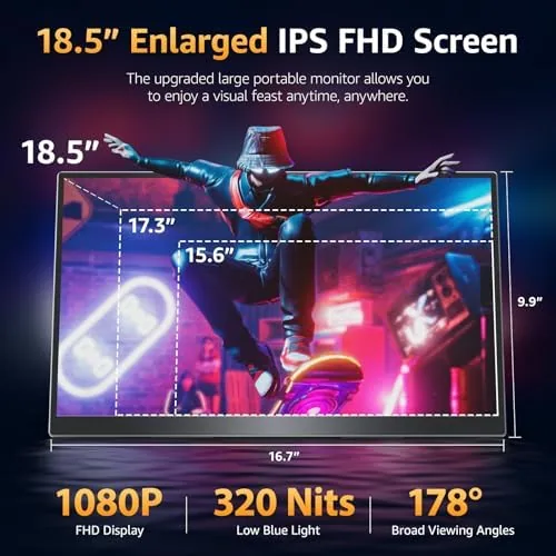 A colorful test image displayed on the monitor showing the 125 percent sRGB color coverage