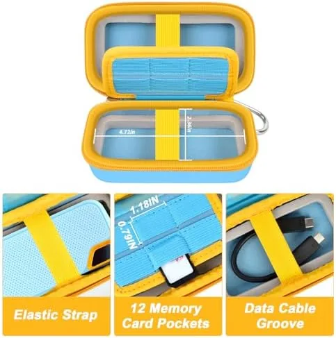 Detail shot of the Comecase Dual SSD Case for SanDisk Extreme Portable SSD and features