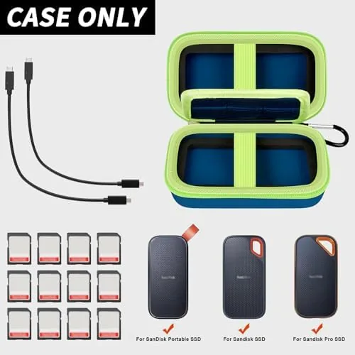 Close look at the Comecase Dual SSD Case for SanDisk Extreme Portable SSD and build quality