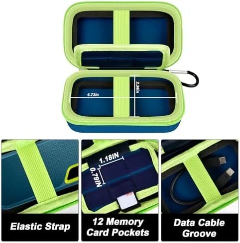 Detail shot of the Comecase Dual SSD Case for SanDisk Extreme Portable SSD and features
