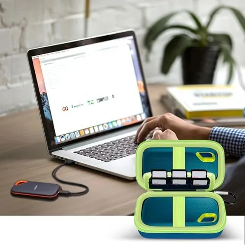 The Comecase Dual SSD Case for SanDisk Extreme Portable SSD and compared in context