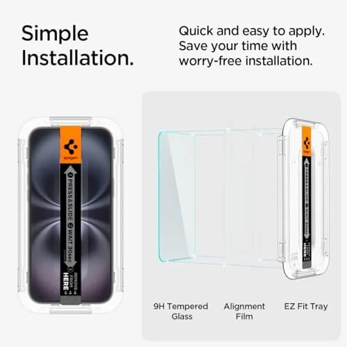 Testing the Spigen GlasTR EZ FIT Screen Protector for iPhone 16 Plus/15 over two weeks