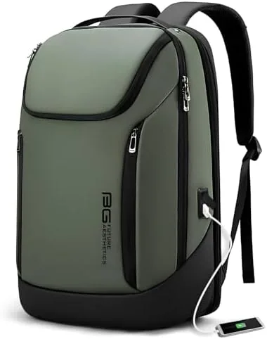 BANGE Business Smart Backpack Waterproof fit 15.6 Inch Laptop Backpack with USB Charging Port,Travel Review: Tested and Rated