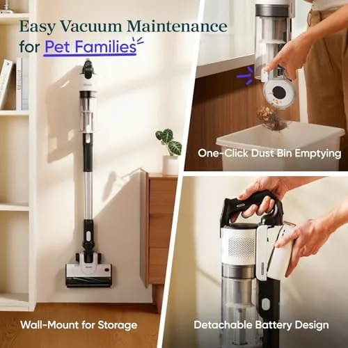 The Levoit Cordless Vacuum Cleaner, Anti-Tangle for Pet Hair, Up to compared in context