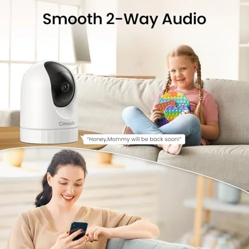 Testing the Cinnado 2K Security Camera Indoor for Pet/Dog/Baby with Phone App over two weeks