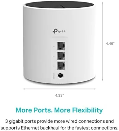 The Deco app showing network status and connected devices