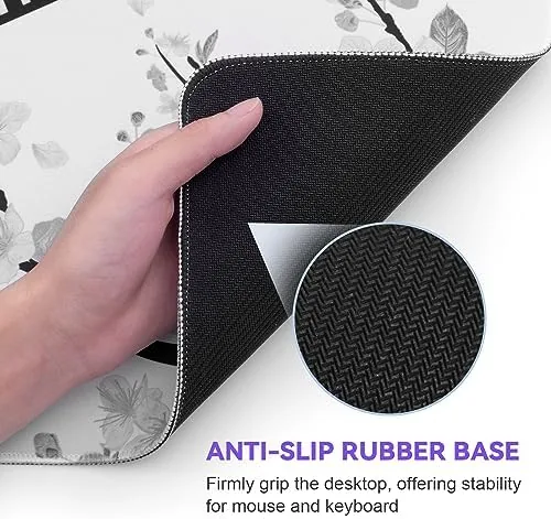 The DIGSOM Mouse Pad Black and White Cherry Blossom Pattern, 31.5 compared in context