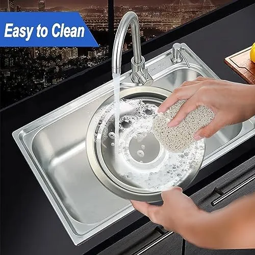 Six inch chrome drip pan installed under an electric burner coil