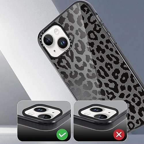 The 2 Pack Cheetah Print Cases for Apple iPhone 13 / in real use