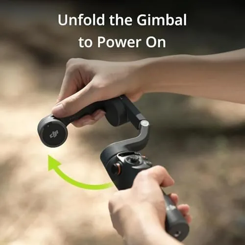 Walking video being captured with the DJI Osmo Mobile 6