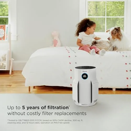 The Shark NeverChange Air Purifier Max with Odor Neutralizer, HP302, Dove compared in context