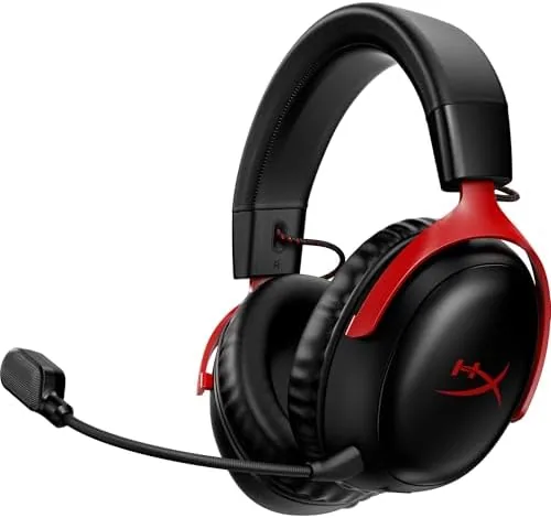 The HyperX Cloud III Wireless unboxing with the headset and dongle
