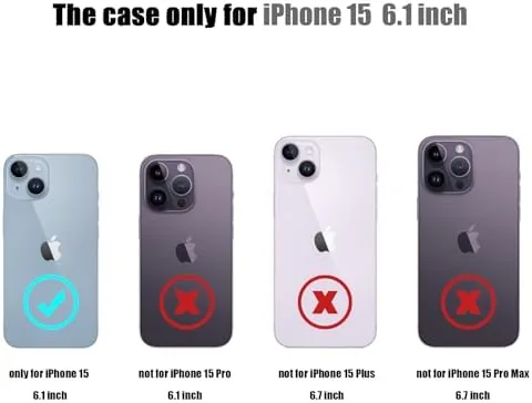 Testing the Nvollnoe for iPhone 15 Case with Card Holder Blue | over two weeks