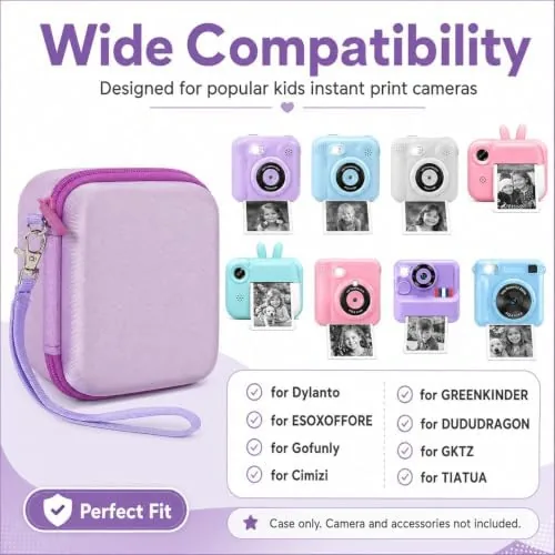 Close look at the PAIYULE Kids Instant Print Camera Case for ESOXOFFORE for Dylanto build quality