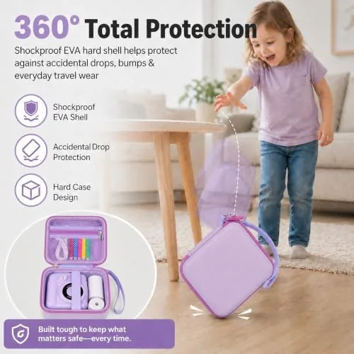 The PAIYULE Kids Instant Print Camera Case for ESOXOFFORE for Dylanto in real use