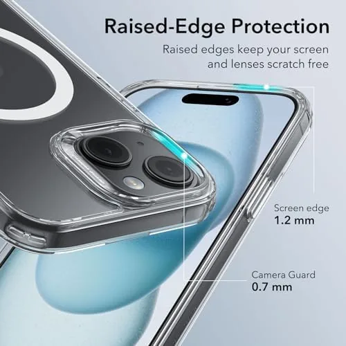 The ESR case compared side by side with a bargain clear case and a rugged case