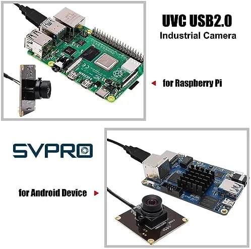 Another view of the SVPRO Global Shutter USB Camera Module 90fps High Speed Webcam