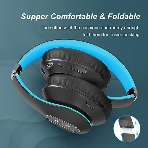 The Wireless Bluetooth Headphones Over Ear V6.0 HiFi Stereo with Mic in real use
