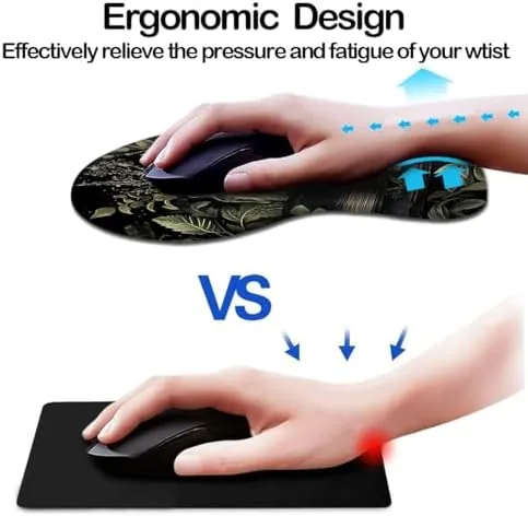 Close look at the Ergonomic Mouse Pad with Wrist Support,Mouse Pad with Wrist Rest build quality