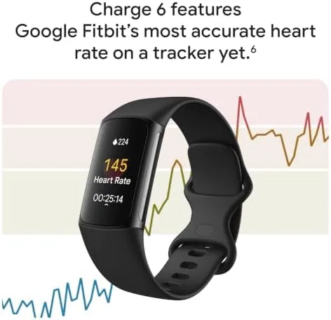 Fitbit Charge 6 wearing Google Maps turn-by-turn navigation