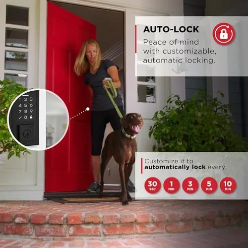 Another view of the Kwikset SmartCode 270 Keyless Entry Electronic Touchpad Deadbolt Door Lock
