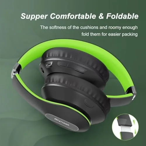 The Wireless Bluetooth Headphones Over Ear V6.0 HiFi Stereo with Mic in real use