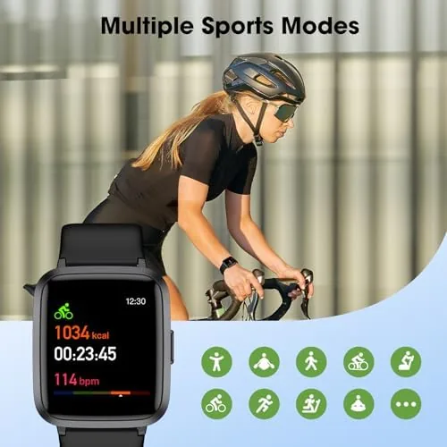 The tracker watch beside a clip on pedometer and a mid range fitness band