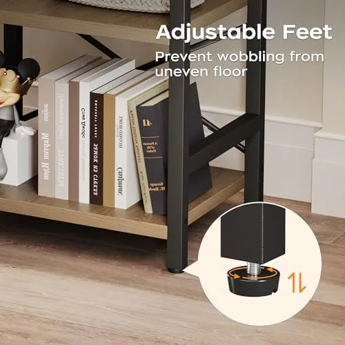 Testing the Homeiju Bookshelf, 3 Tier Industrial Bookcase, Metal Small Bookcase, Rustic over two weeks
