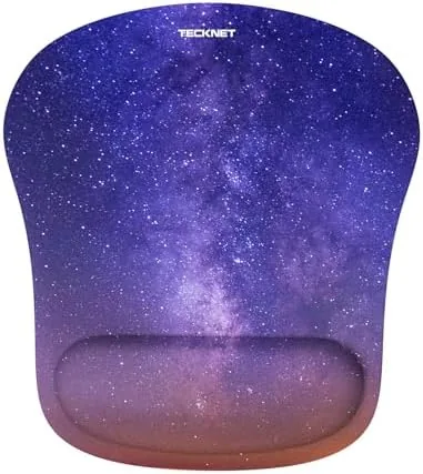 TECKNET Ergonomic Mouse Pad with Wrist Support | Soft Memory Foam, Fast Rebound, Pain Review: Tested and Rated