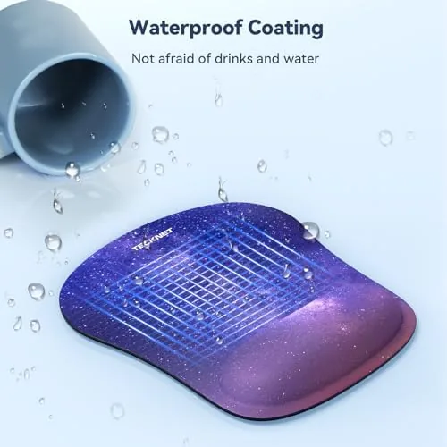 The TECKNET Ergonomic Mouse Pad with Wrist Support | Soft Memory compared in context