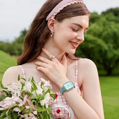 Testing the SNBLK 6 Pack Floral Engraved Bands Compatible with Apple Watch over two weeks