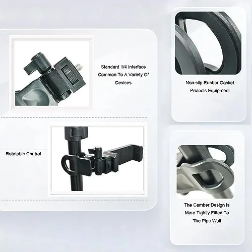 The 2 Pack Monitor Camera Mount Clamp Clip Screen LCD Display in real use