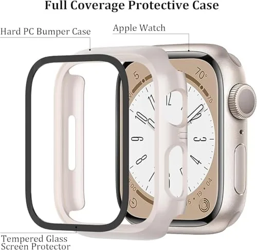 Close up of the case cutouts for the Digital Crown and side button