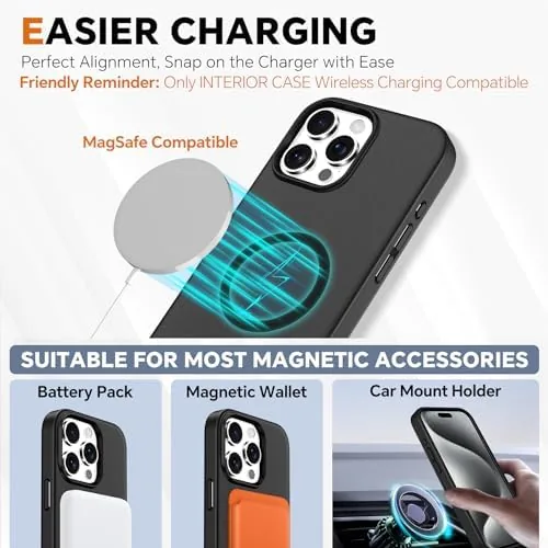 The TUCCH 2-in-1 Detachable Wallet Case for iPhone 15 Pro (6.1") in real use