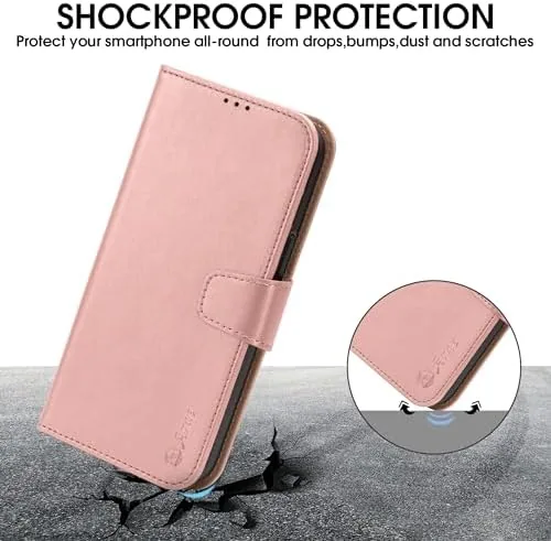 The Arae Compatible with iPhone 15 Pro Case with Card Holder compared in context