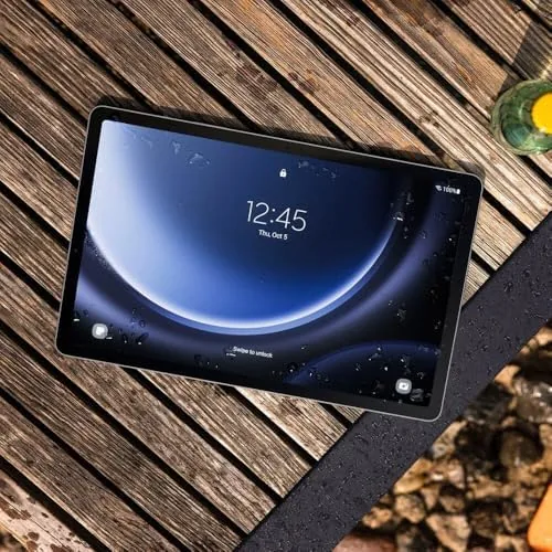 Hand writing notes on the Tab S9 FE with the bundled S Pen
