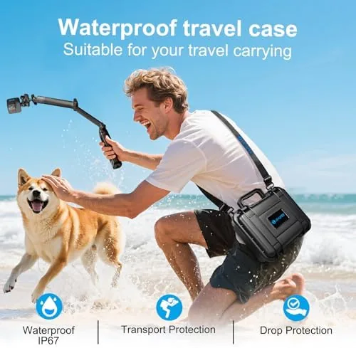 Another view of the Lekufee Waterproof Hard Case Compatible with Gopro Hero 13/12/11/10/9/8,Mission 1